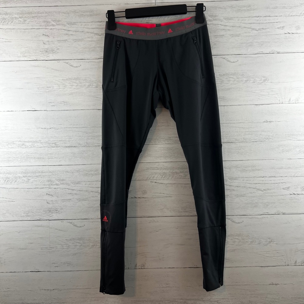 Stella McCartney Adidas Gray and Pink Running Tights Size S